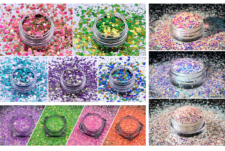 Kingch Supply 2oz Glitter shakerJars Factory chunky glitter Wholesale fine Glitter for Crafts Decoration manufacture