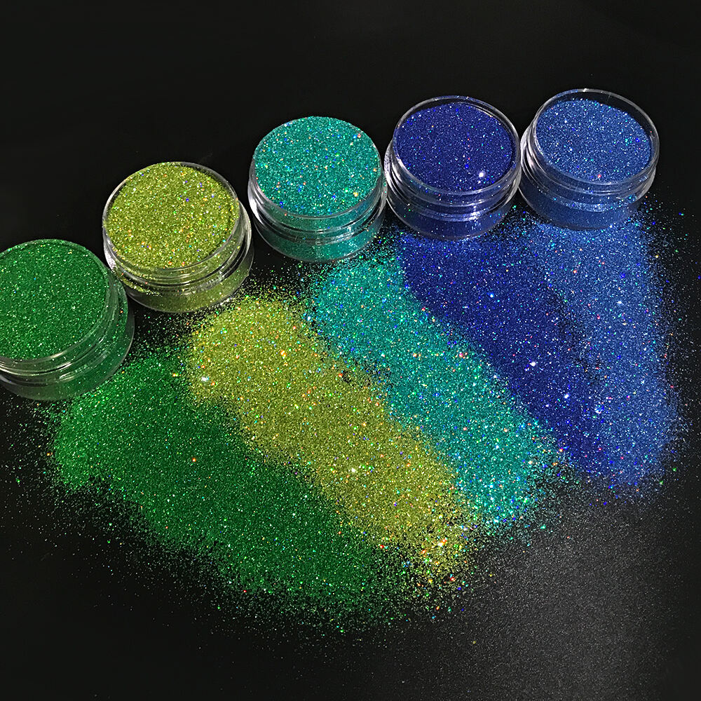 2022 Exclusive custom peaces shape glitter New colors glitter in stocks details