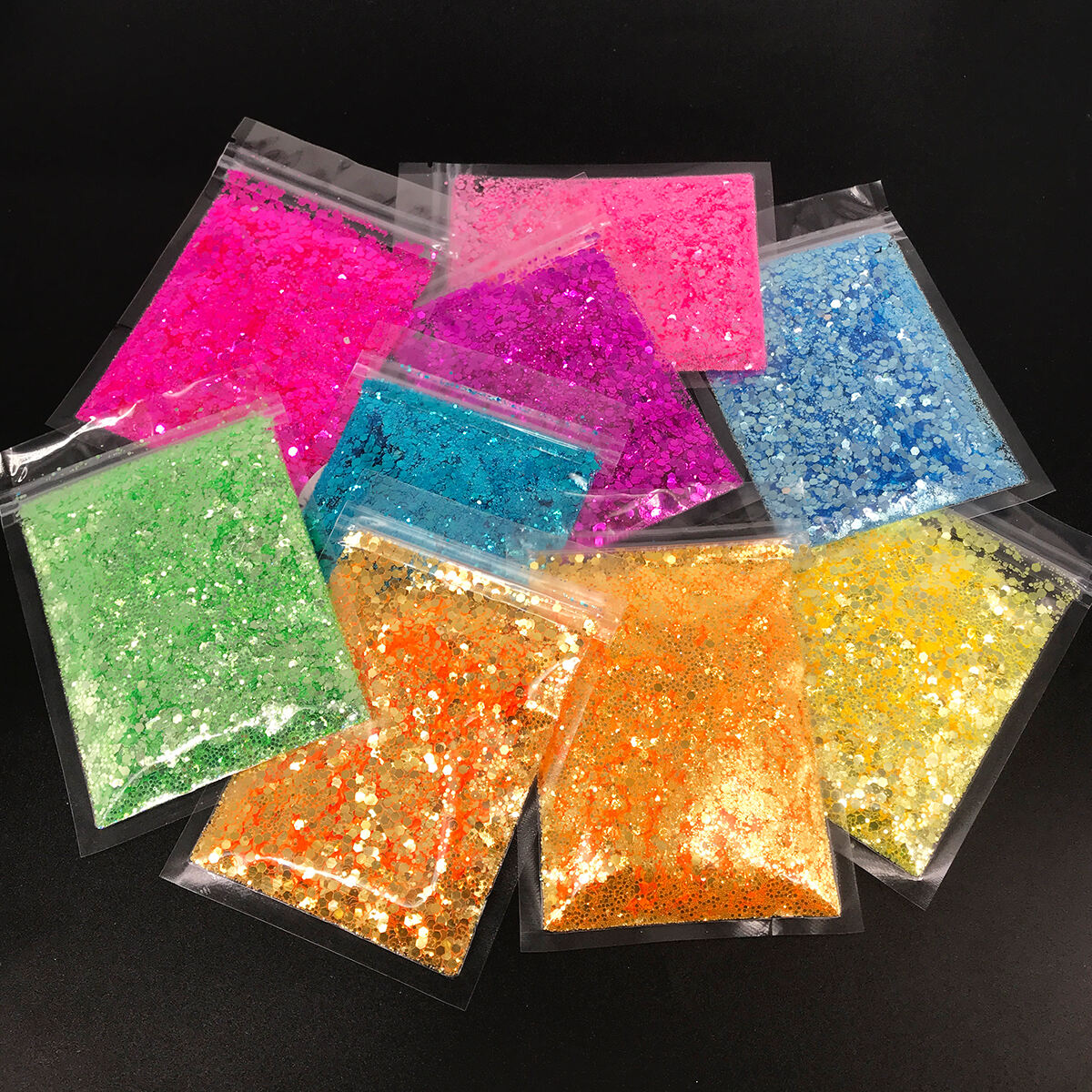 Bulk High Flash Glitter Powder Holographic Chunky Craft Decoration Sequins