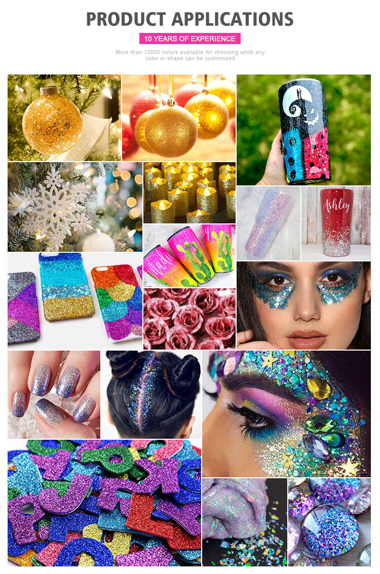 Chunky Loose Makeup Powder Regular Biodegradable Glitter supplier