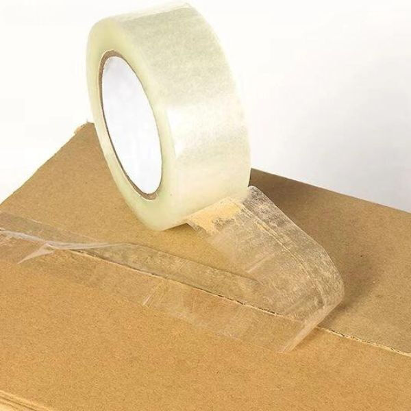 Use of Clear Parcel Tape: