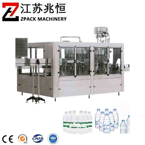 Sustainability practices at a mineral water bottle packing plan