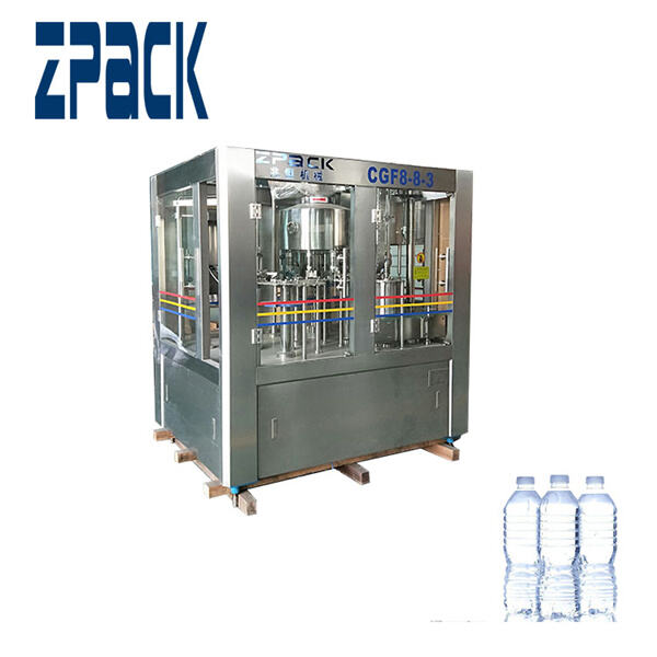 Máquina de envasado confiable y rentable para la industria del agua mineral