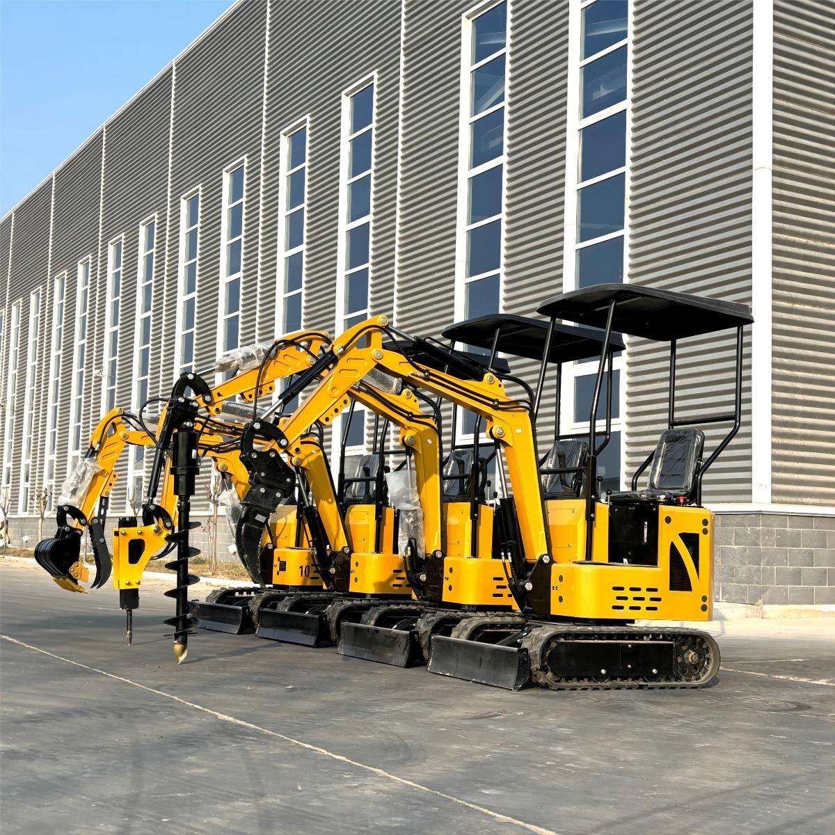 WY10 mini excavator 1 ton mini bagger CE EPA Engine digger mini pelle Chinese small excavator machine supplier