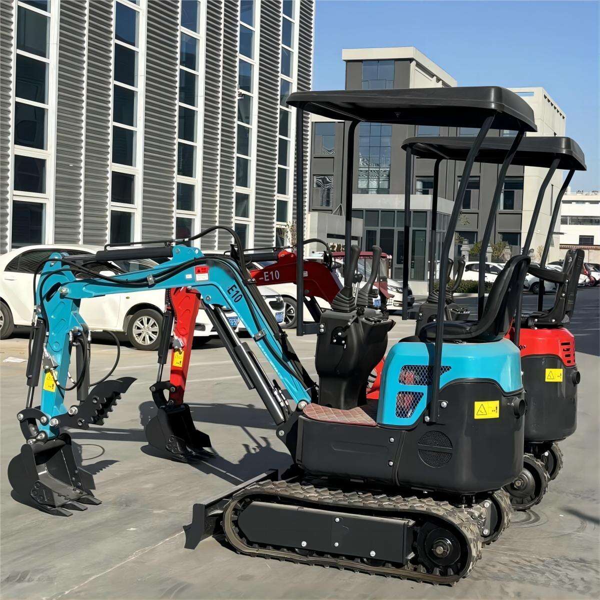 CE EPA EURO5 WY10pro mini excavator 1 ton minibagger Engine digger mini pelle Chinese small excavator machine details