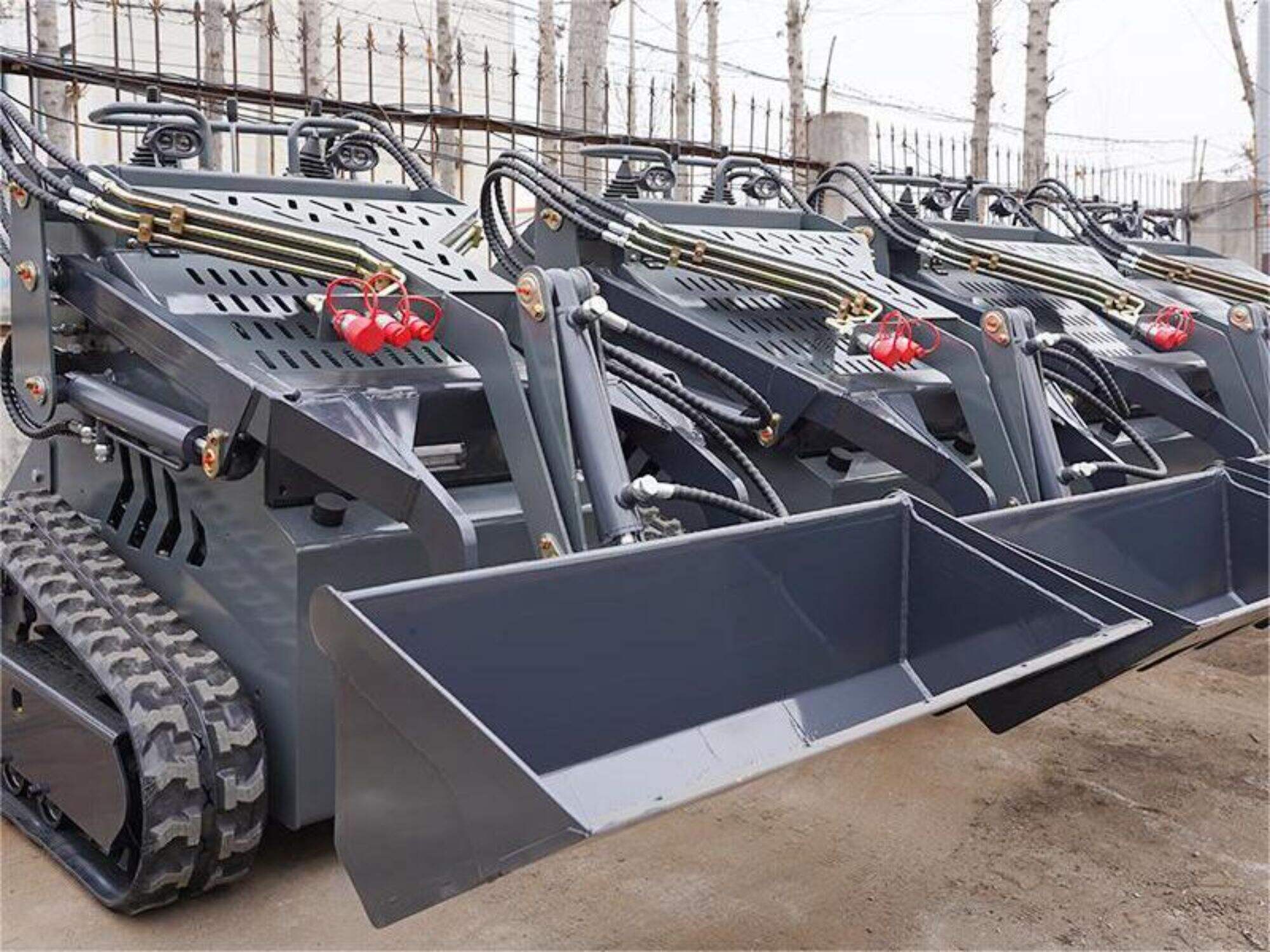 Skid steer loaders shipped to France