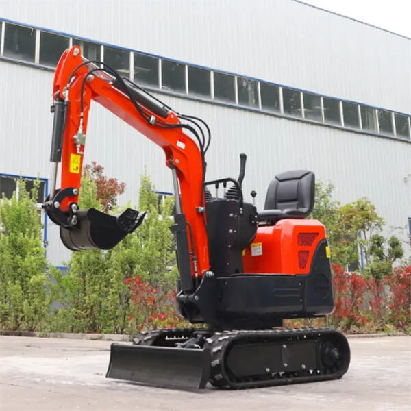 Maneuverability and power of the compact 3.5 ton excavator
