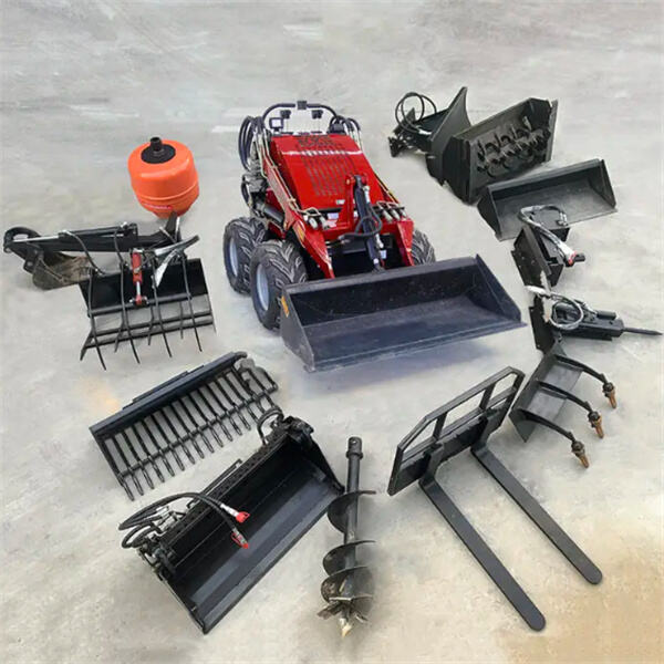 Maneuver easily with a small loader on narrow job sites.