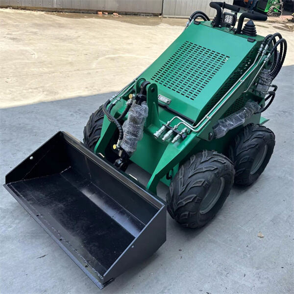 รถโหลดเดอร์ล้อเล็กในปฏิบัติการ