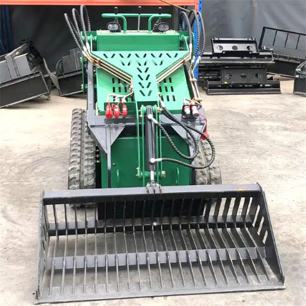 การขับเคลื่อนด้วยรถตักล้อยางขนาดเล็ก