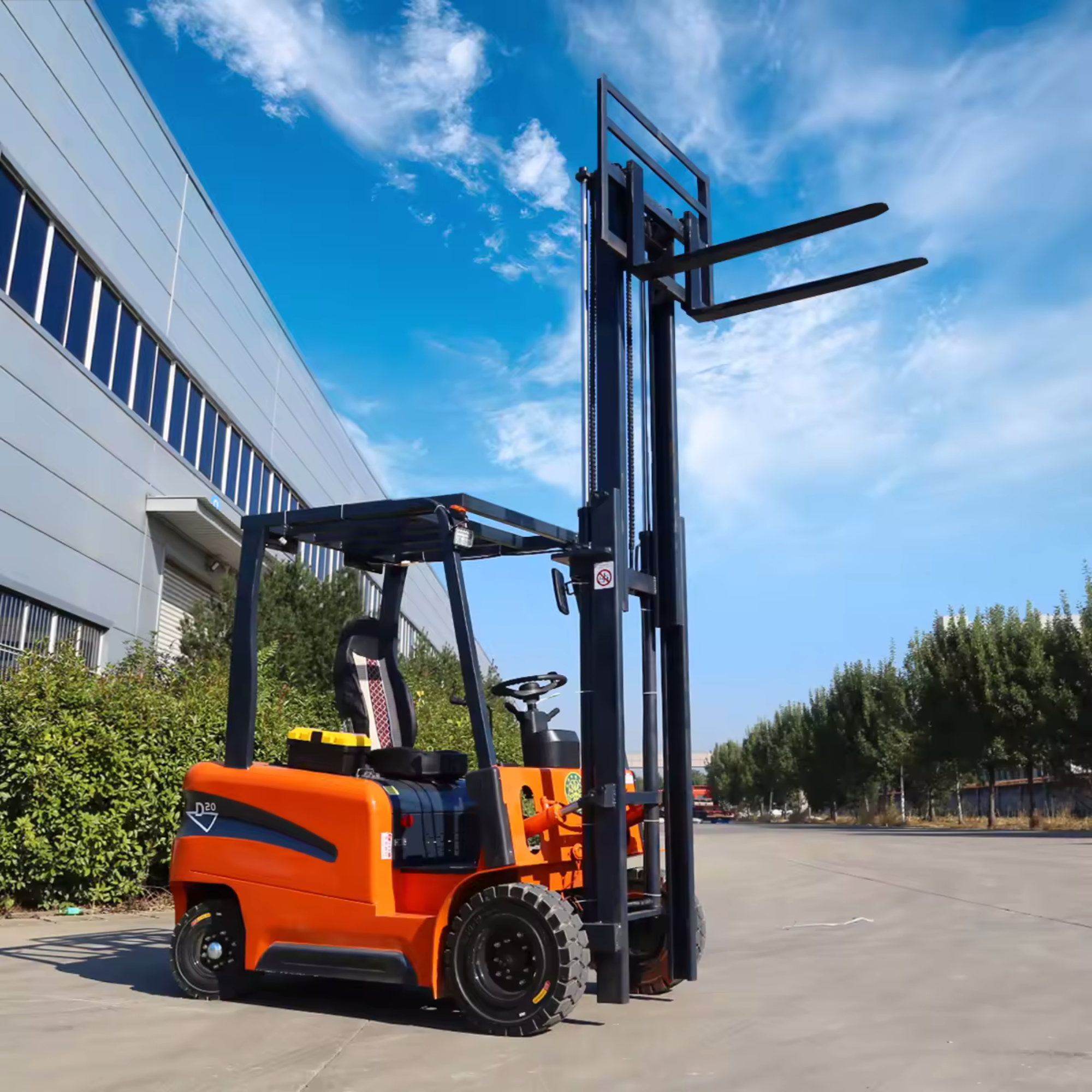 WY20 Mini Electric Forklift 2Ton Lithium Battery ISO CE Forklift