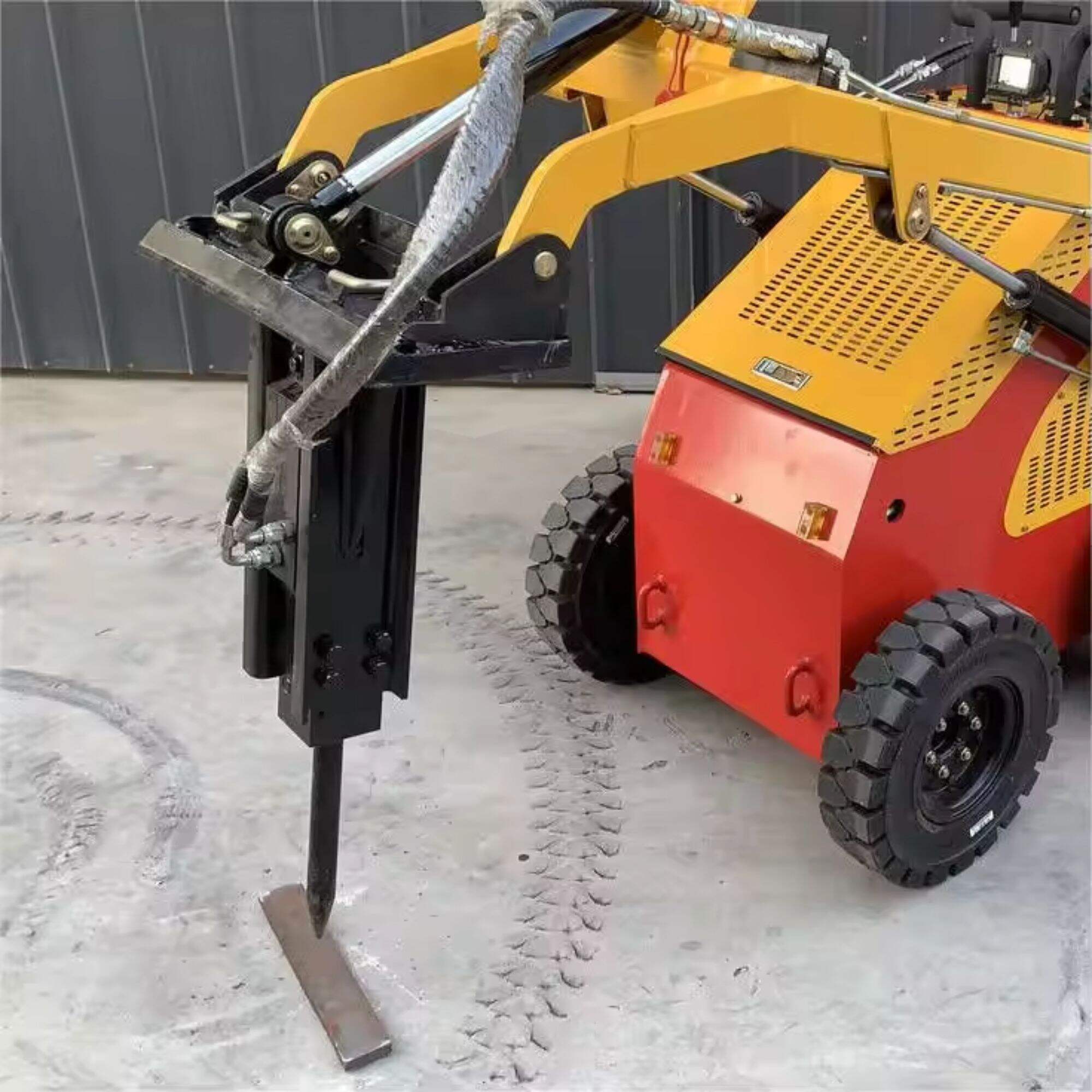 Skid Steer Loader Attachment Hammer Concrete Breaker