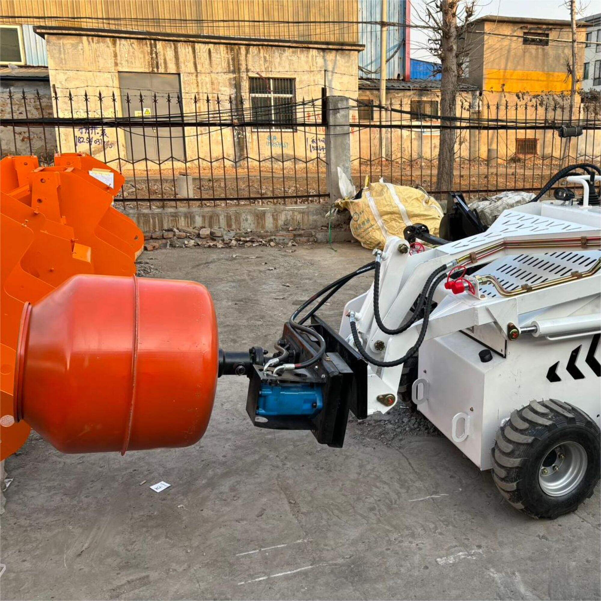 Skid Steer Loader Attachment Mix Pump