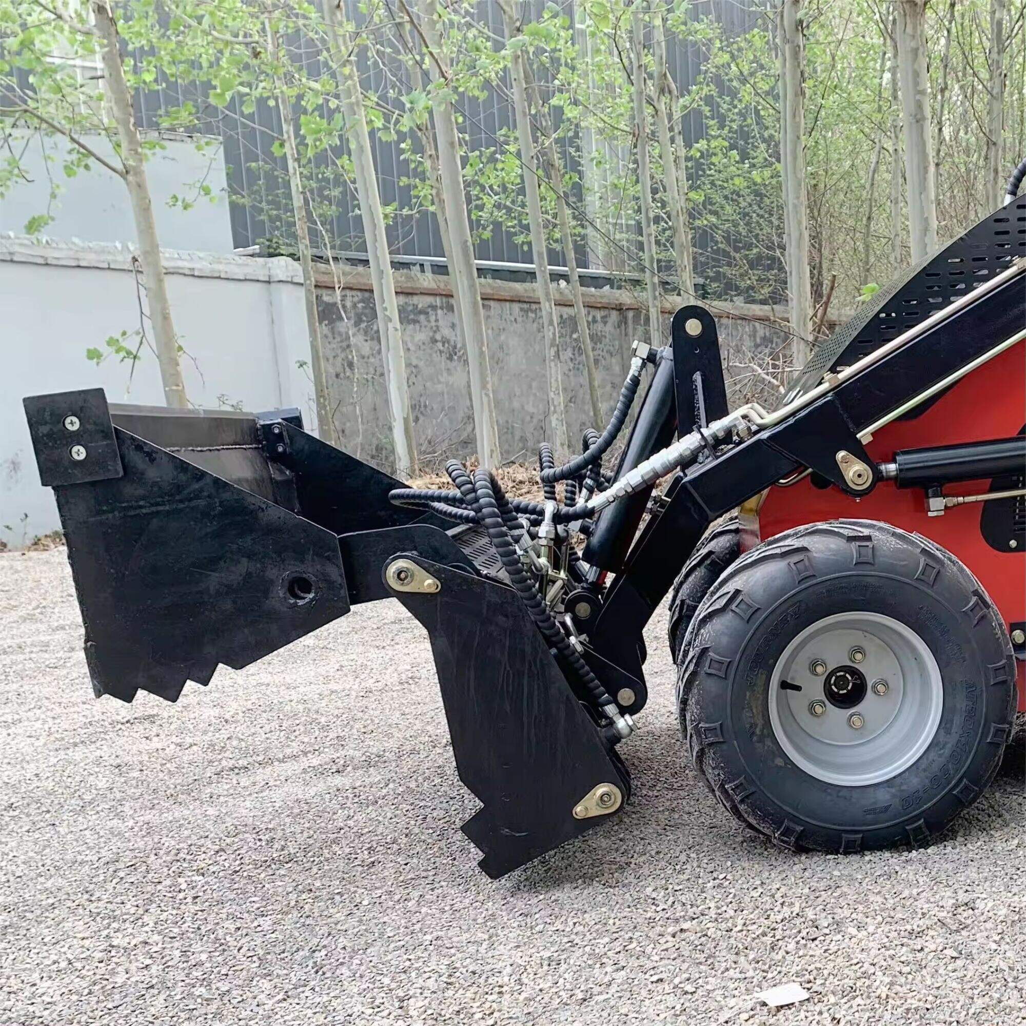 Skid Steer Loader Attachment Four in One Tipping Bucket 