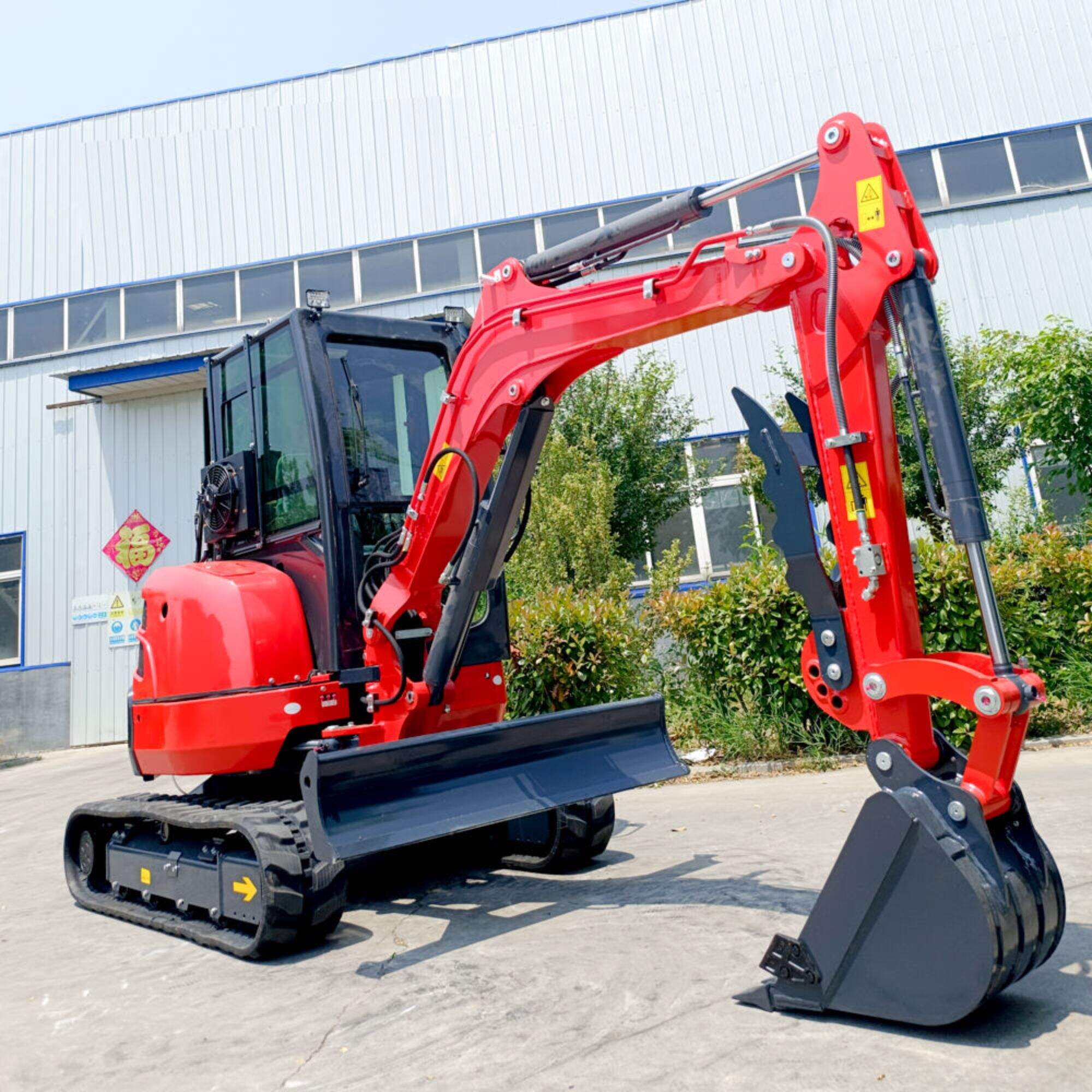 WY35 Kubota Engine digger 3.5 ton mini excavator Chinese small excavator machine