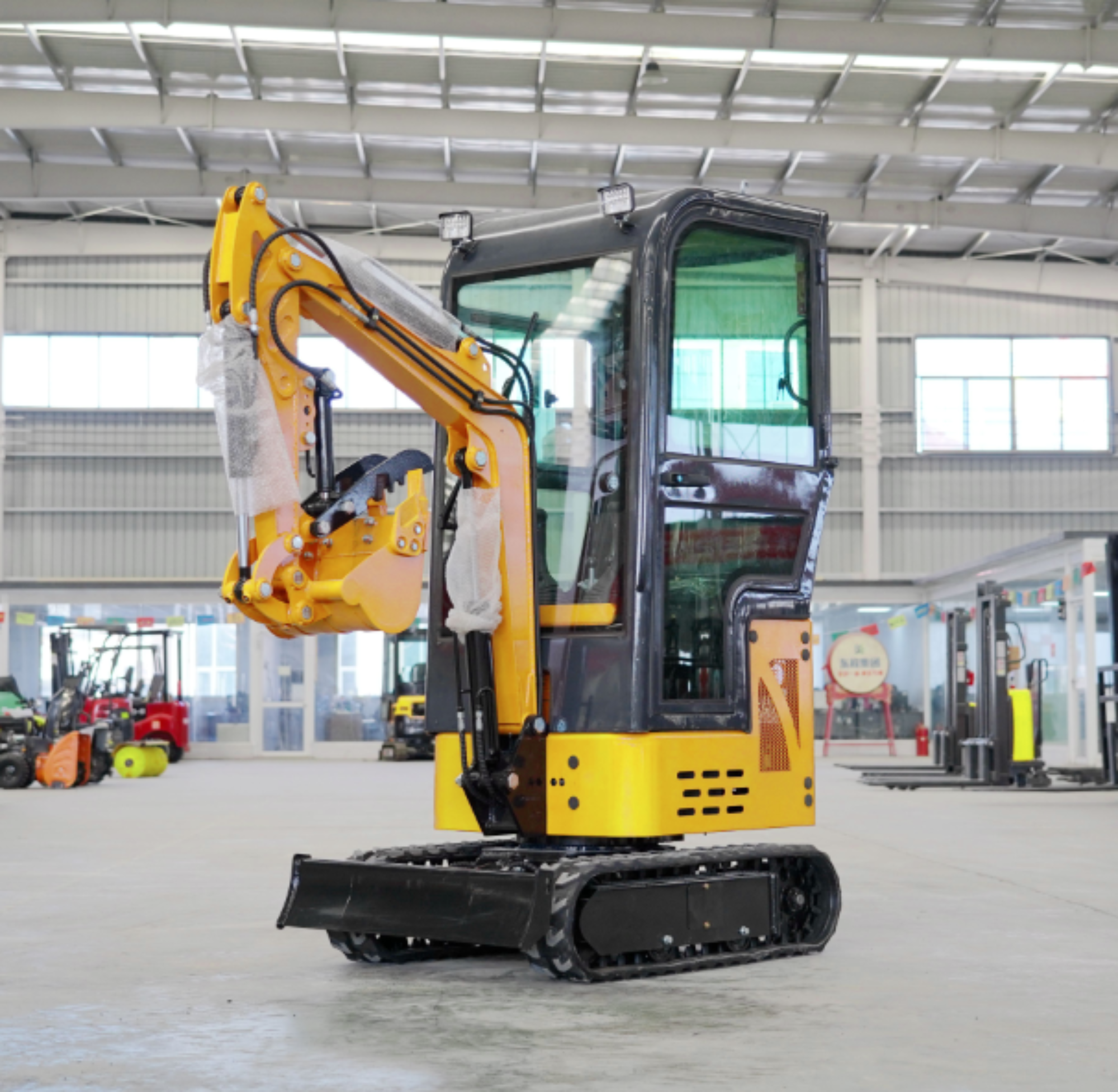 WY10 mini digger high quality mini excavator 1 ton small digger crawler excavators