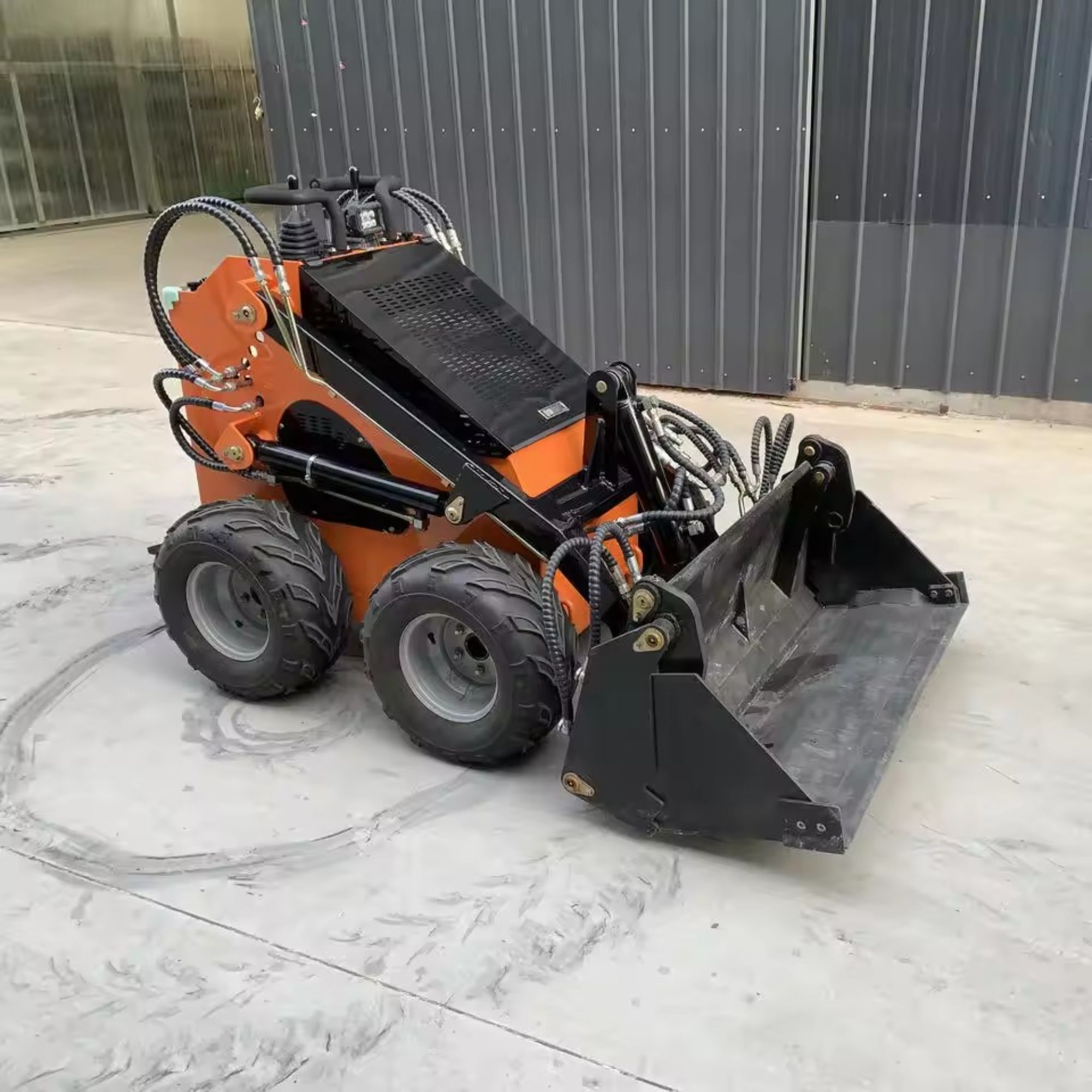 WY380 High Efficiency skid steer loader hot sale mini skid loader  multi functional mini skid cheap skid steer for sale