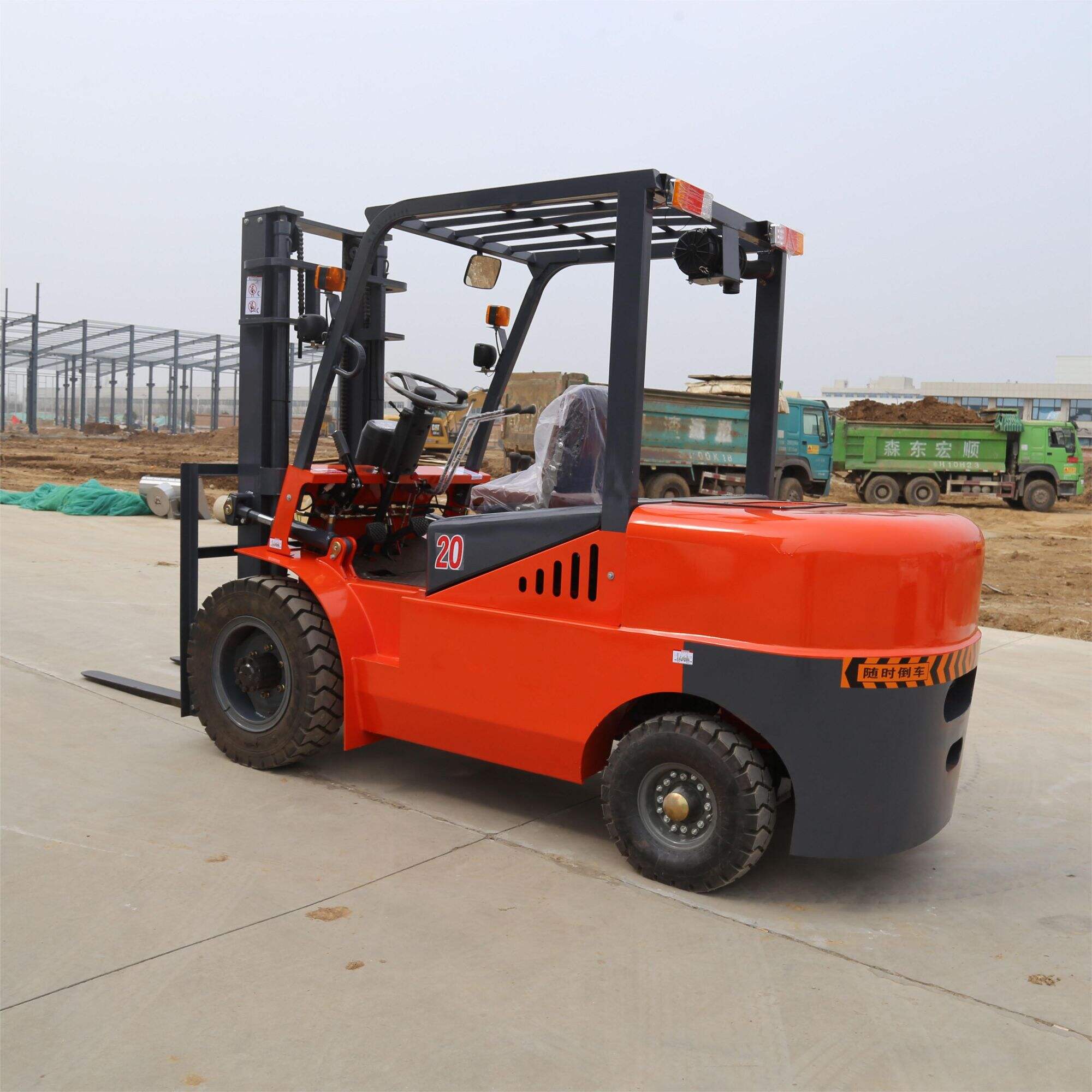 WY30 Mini Diesel Forklift 3Ton Diesel Engine 4 Wheel Drive ISO CE Forklift