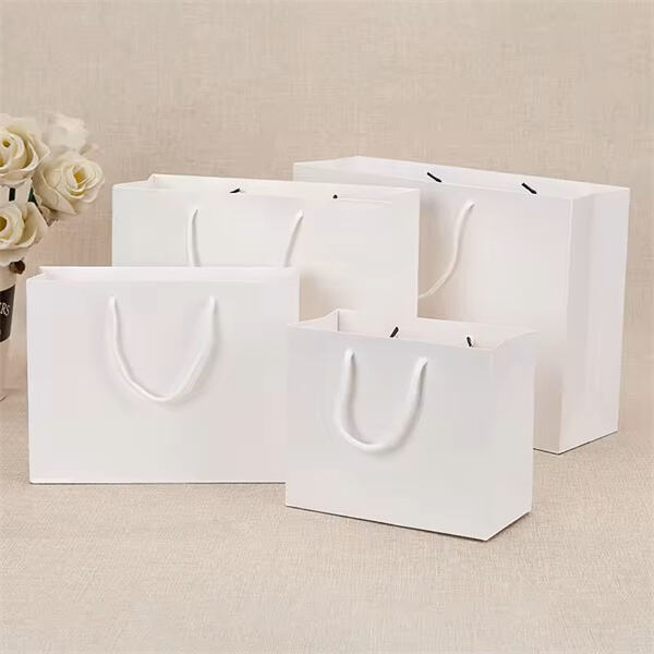 Creative uses for white bag paper