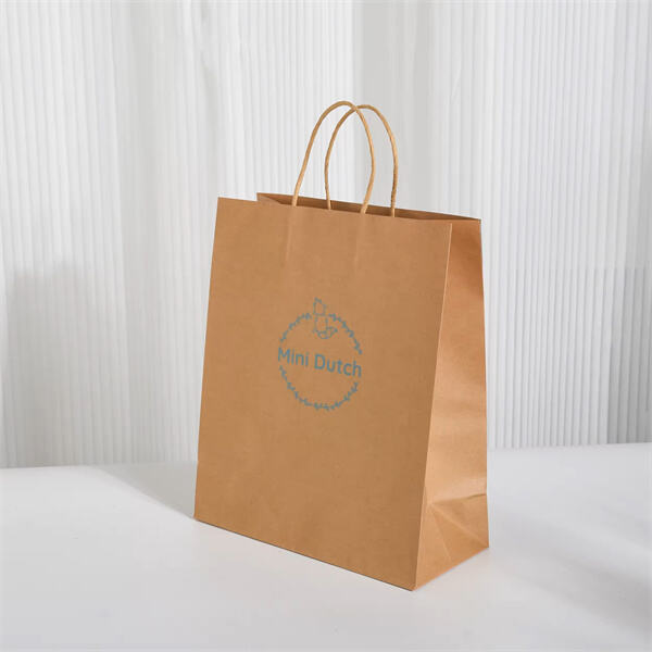 Practical and Environmentally Friendly Kraft Paper Bags with Handle