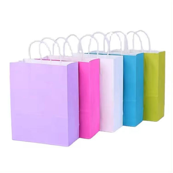 The paper bag with handle bulk.
