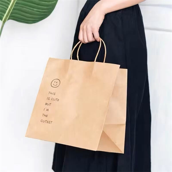 Versatile Kraft Bag with Easy-to-Use Handle Design