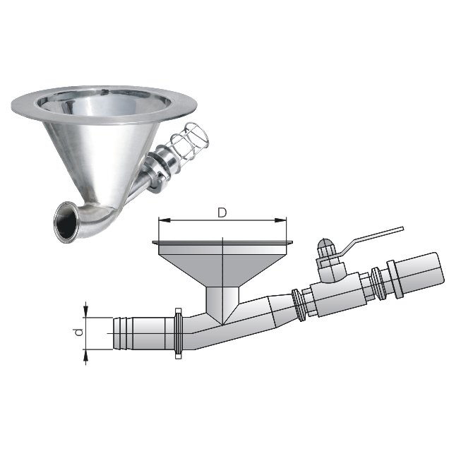 Vacuum discharge adapter