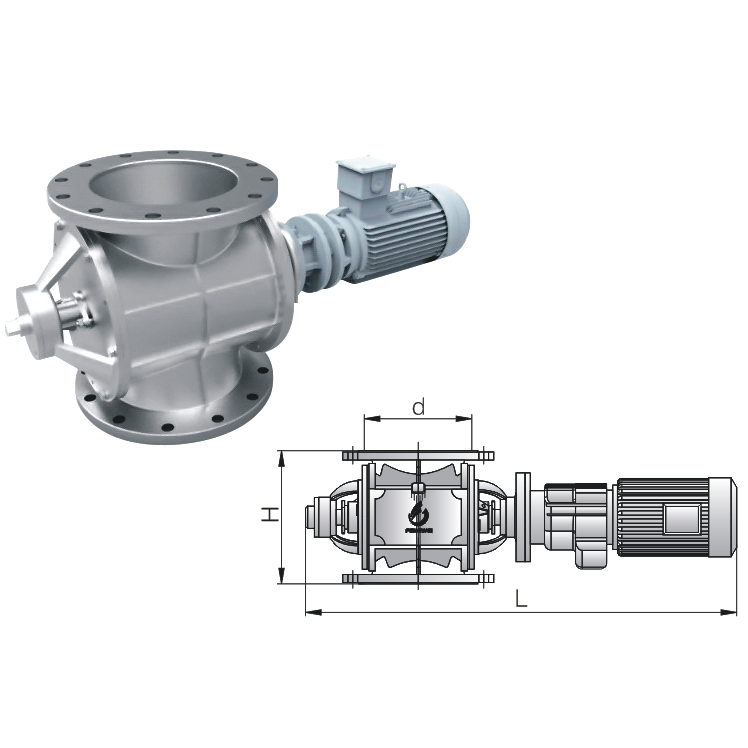 Rotary discharge valve