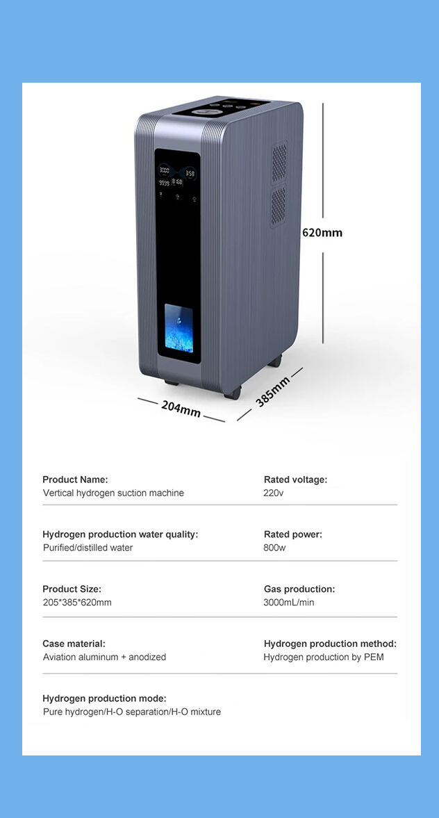 Hydrogen Inhalation Generators Machine details