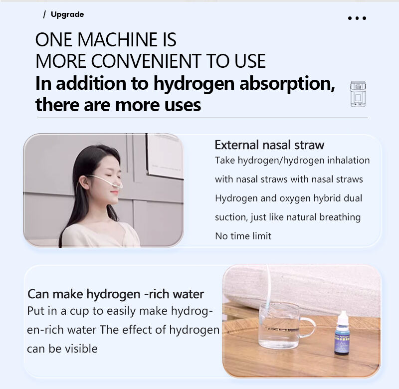 New Desktop Home Intelligent High Purity Hydrogen Production Portable Spe Pem Mini Hydrogen Inhalation Machine supplier