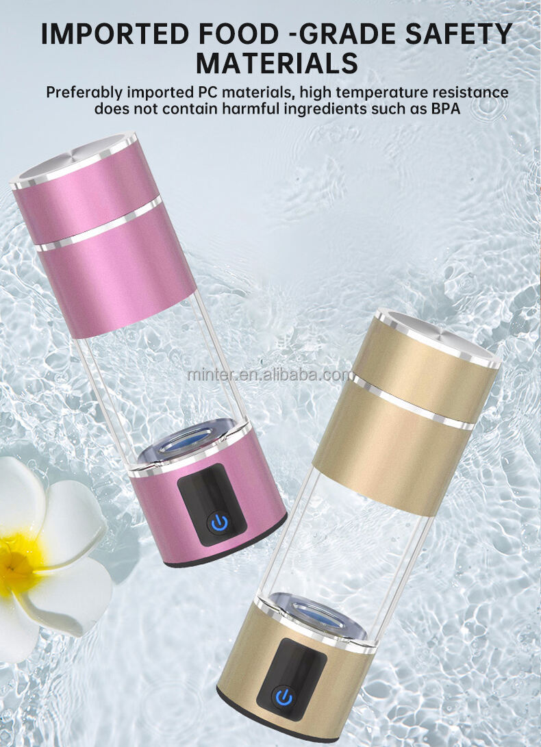 Factory wholesale Portable Hydrogen Water Ionizer Machine Rich Hydrogen Water Health Cup for Home Travel supplier