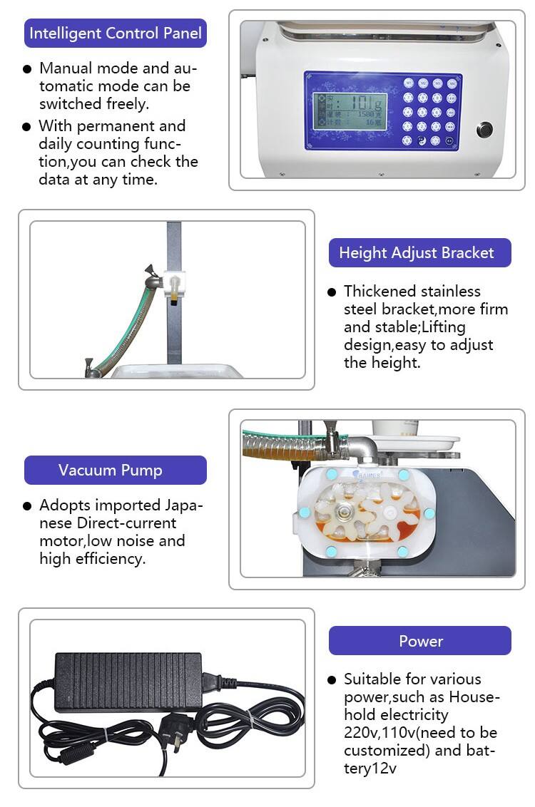 High Efficiency Paste Filling Machine Anti-drip Spout Food-degree Automatic Honey Filling Machine 100-5000g details