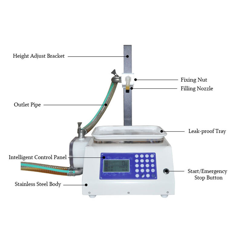 High Efficiency Paste Filling Machine Anti-drip Spout Food-degree Automatic Honey Filling Machine 100-5000g manufacture