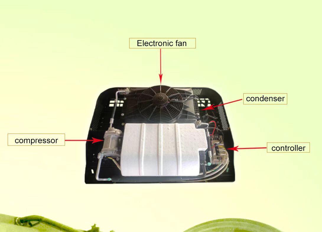 Truck cabs parking air Conditioner 24V long time warranty Truck Sleeper Air Conditioner factory