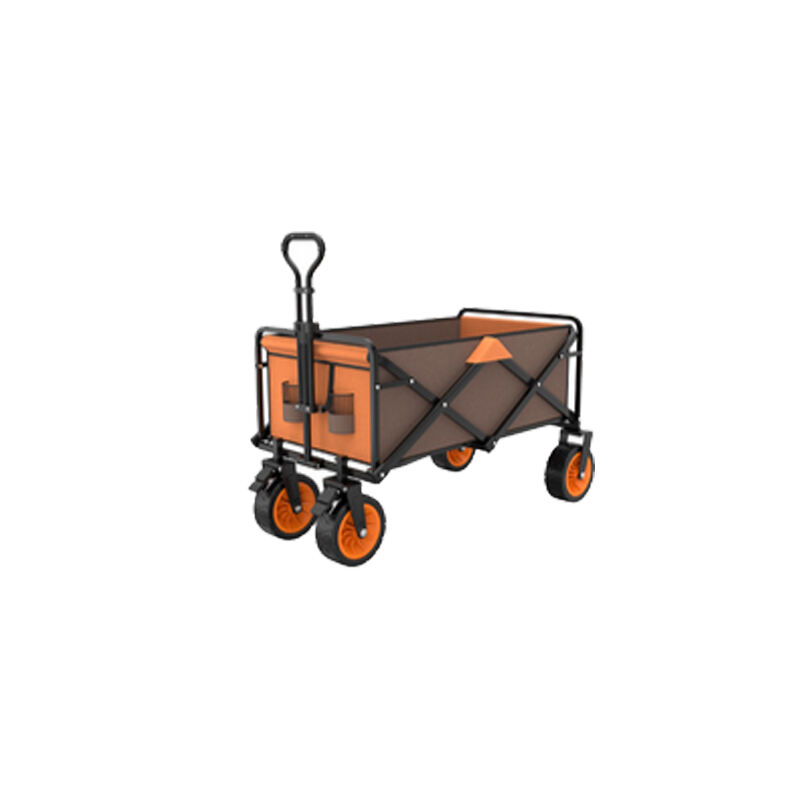 product jp outdoor shopping trolley picnic cart camping wagon  foldable camping trolly cart folding platform-3