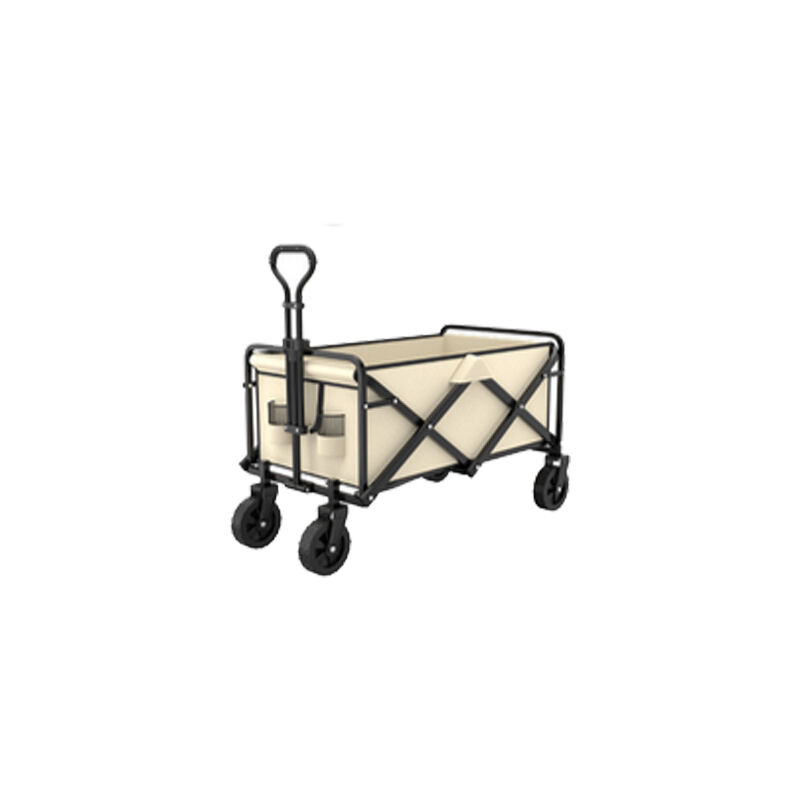 product jp outdoor shopping trolley picnic cart camping wagon  foldable camping trolly cart folding platform-5