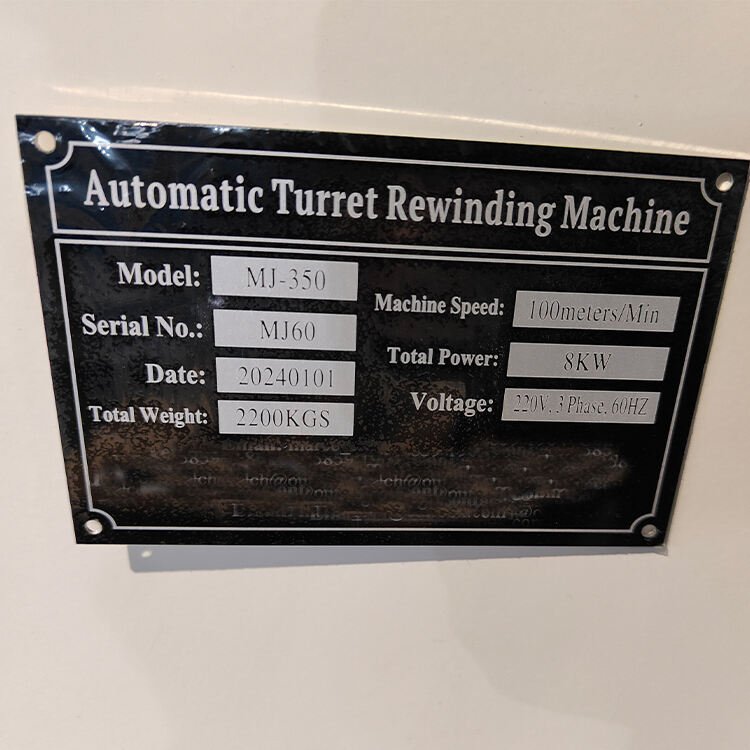 3 anni di garanzia FT-350 Etichetta adesiva per stock 4 mandrini Glueless Auto Non-Stop Torretta Riavvolgitrice Riavvolgitrice Fabbrica di macchine