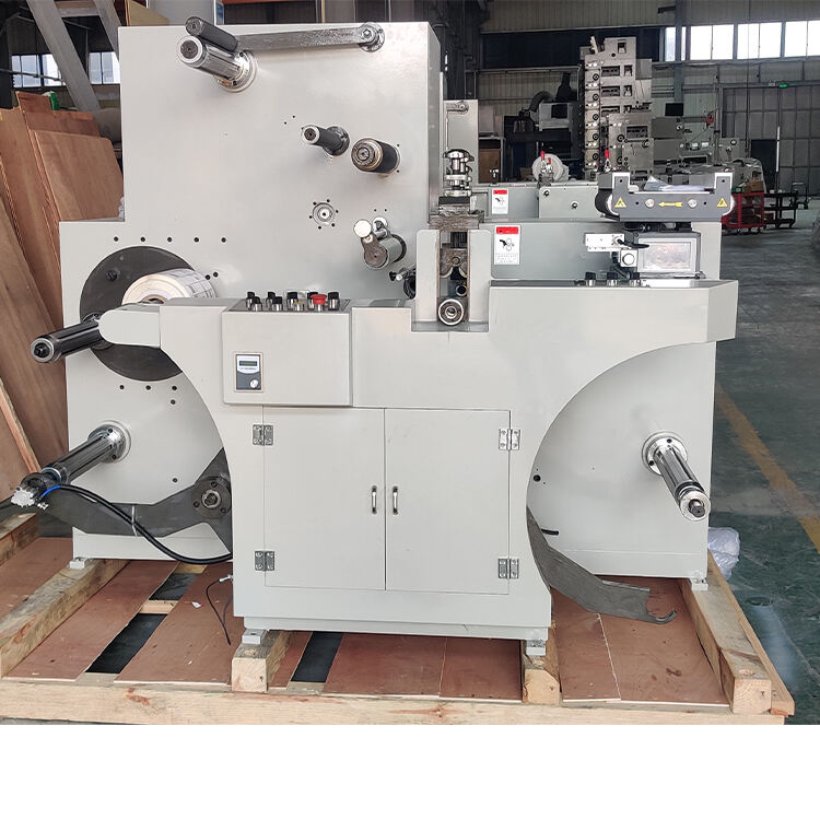 3 years warranty HSN-320  ROTARY DIE CUTTING MACHINE With Slitting Machine For Label factory