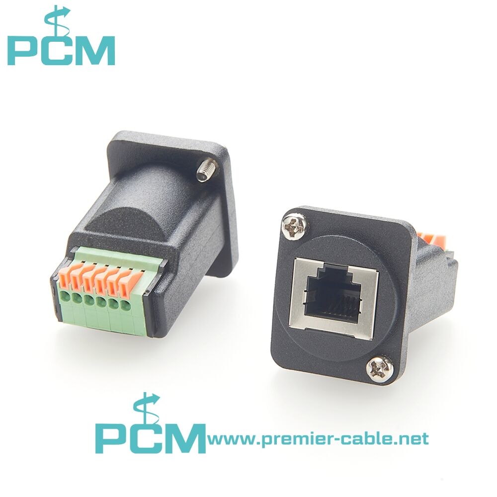 RJ11 RJ12 6P6C Breakout Board Terminal Block Connector, RJ12 Connector, RJ12 Cable, RJ12 to terminal block supplier