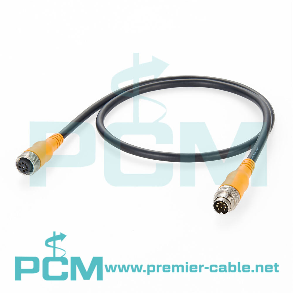 Encoder M16 8 Pin Sensor Actuator Analog Cable Assemblies manufacture