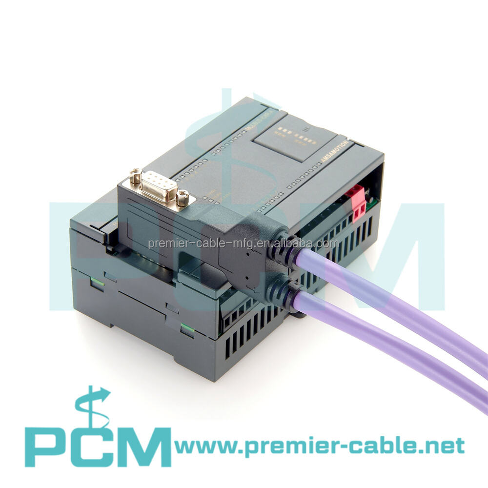 M12 B Code to D-Sub PLC Control Profibus DP Connector Double-Ended Cordset Cable supplier