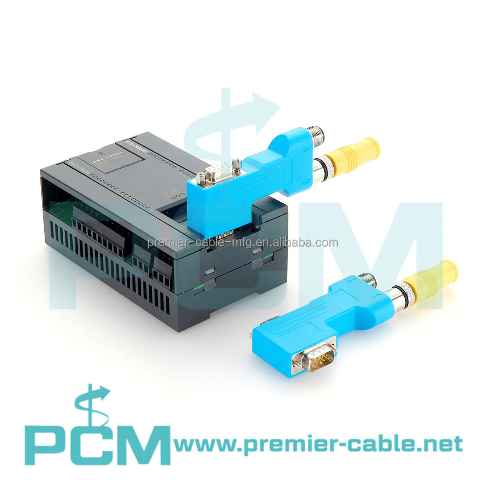 Siemens Profibus DP Bus M12 B-Coded to D-SUB Bus Connector factory