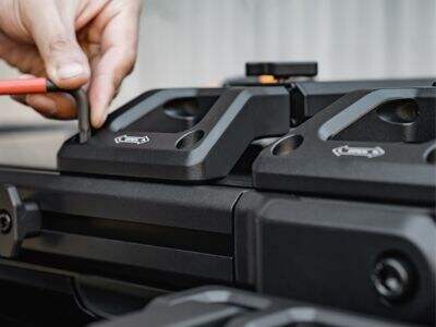 Широкие расширители арок позволяют установить шины размером 35 дюймов без внесения изменений в кузов