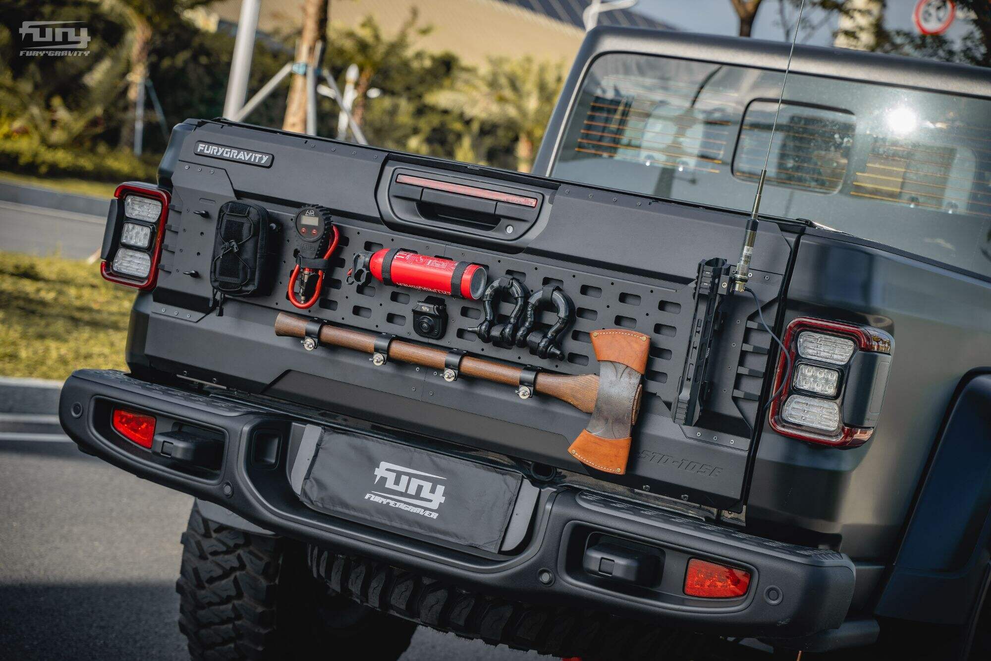 Fury Tailgate expansion panel For Jeep gladiator JT