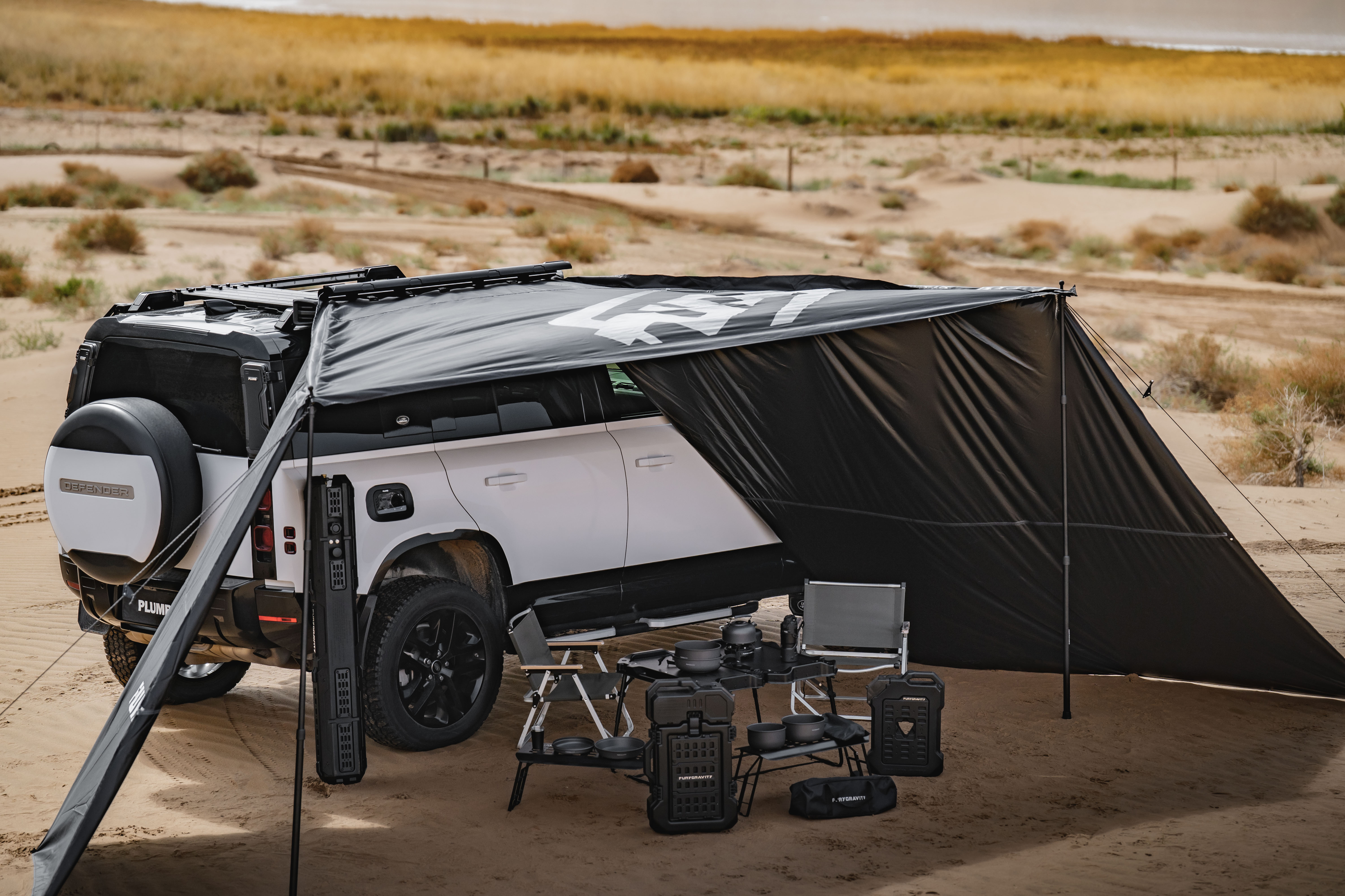 Tenda lateral para carro Fury Gravity Wrangler, dossel de vinil, tanque de acampamento ao ar livre, 300, equipamento para barraca de carro off-road