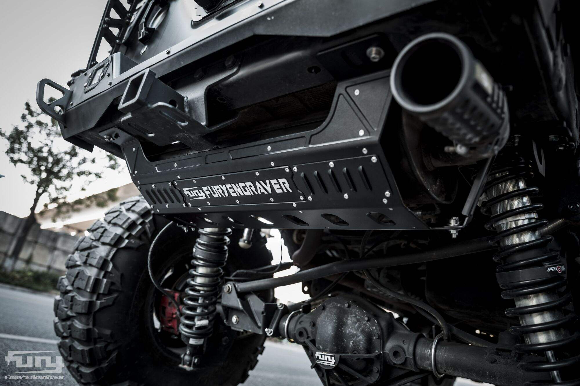 TAMPA DO TUBO DE ESCAPE Fury Gravity para Jeep Wrangler