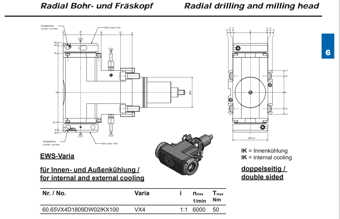 Drilling and milling head 40.653218  for Doosan PUMA CNC lathe turrets details