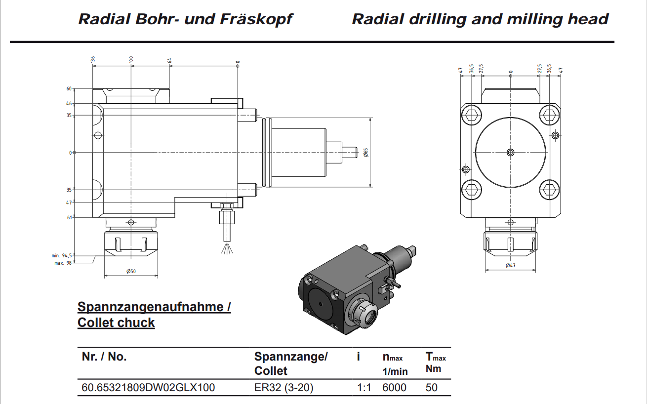 Drilling and milling head 40.653218  for Doosan PUMA CNC lathe turrets details