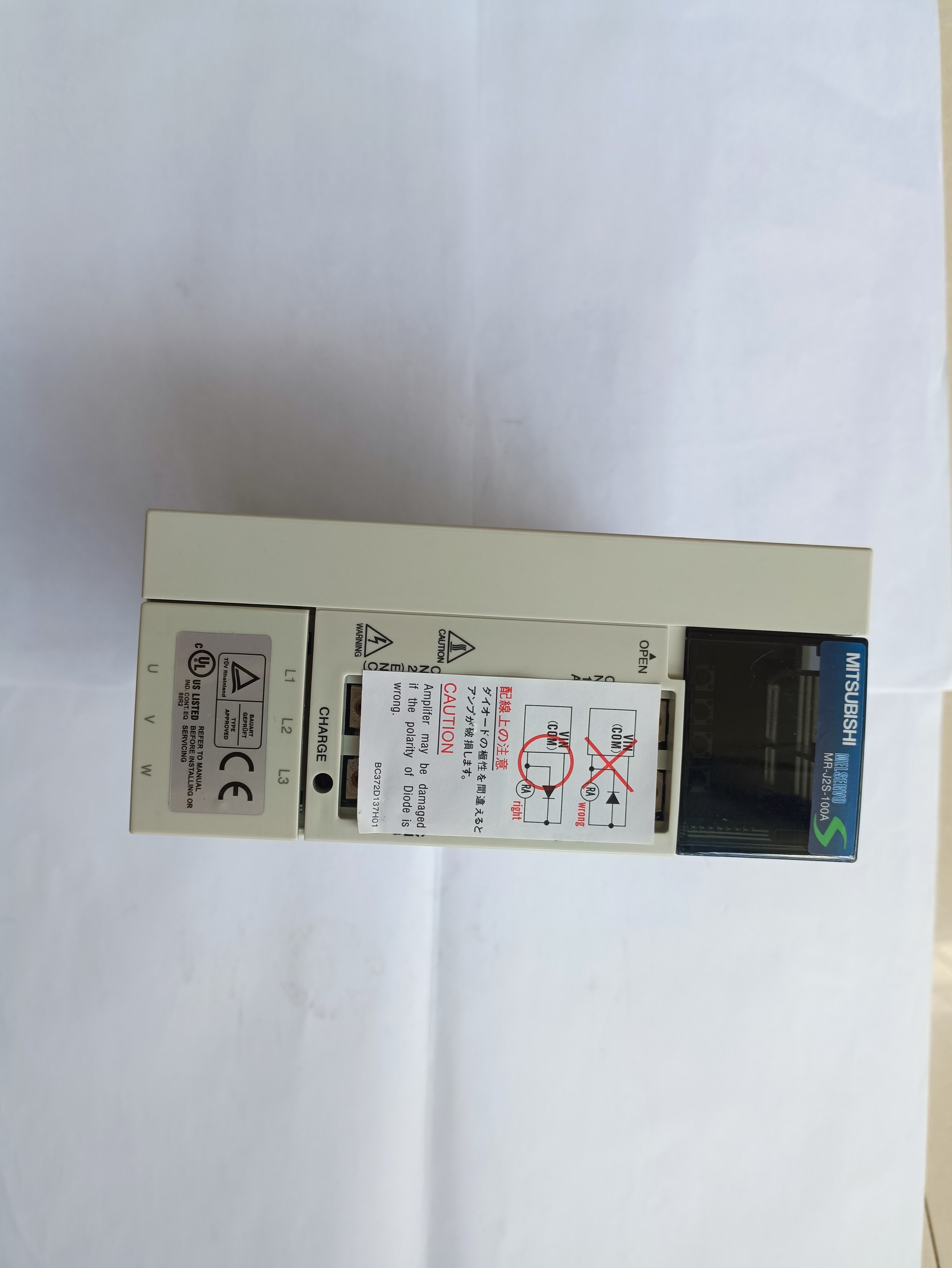 AC SERVO AMPLIFIER MR-J2S-100A MITSUBISHI MR-J2 SERIES