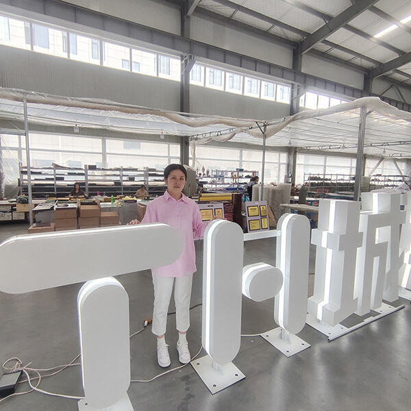 Large Metal Letters for Branding